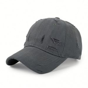 Gorra de béisbol deportiva desgastada personalizada al por mayor, unisex, de algodón, con hebilla ajustable y logotipo bordado 3D, estilo común desgastado - Product Image 6