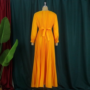 Nouvelle Collection 2025 – Robe Longue Décontractée Grande Taille pour Femme avec Ceinture, Taille Haute et Coupe Ample - Product Image 4