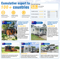 Casa Container Espandibile 15Ft Classe 1a NCC Standard Australiani, Casa 20Ft, Granny Flat con 2, 3 o 4 Camere da Letto, Casa Modulare Pieghevole