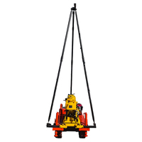 Foreuse sur chenilles portable Feiyang FY-70 70m à moteur diesel, vente directe usine - Compacte, diamètre de forage 60-200mm, 300KG, 220V, eau
