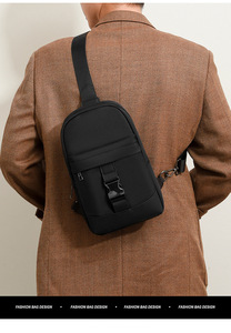 Sac de Poitrine en Nylon Imperméable en Gros, Sac Bandoulière Décontracté pour Sports, Randonnée, Cyclisme, Sac à Dos d'Épaule pour Activités de Plein Air - Product Image 6