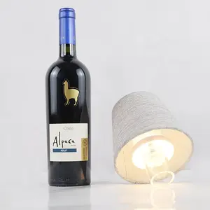 China Supplier Battery Operated Living Room Home Decor Cordless Restaurant Bar Wine Bottle Rechargeable Lamp