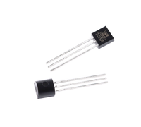 Chip Sensor temperatur bus tunggal DS18B20 TO-92 asli