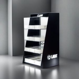 Nhà Máy ODM/OEM Acrylic pro-tank Rack hiển thị điện tử Atomizer Tủ hiển thị LED hiển thị ánh sáng đứng - Product Image 2