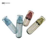 Flacon pulvérisateur 30ml 50ml 60ml 80ml 100ml en plastique PET PP de qualité alimentaire, anti-fuite, avec pompe, pour liquides cosmétiques