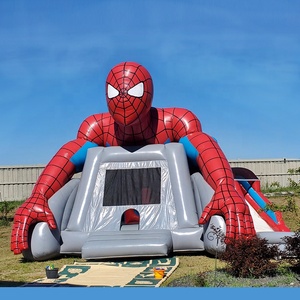 Maison de rebond commerciale de haute qualité château gonflable <span class=keywords><strong>Spiderman</strong></span> rebondissant avec toboggan - Product Image 1