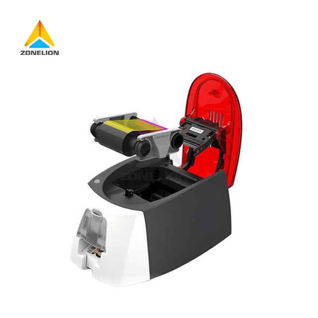 100 Single Sided PVC Card Printer Thermal Transfer Technology Employee Badge Student ID Making Equipment