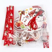 Nouveautés Décorations de Noël Drapeaux de Noël 24 types de motifs de dessins animés Décorations de Noël Vente en gros Fabricant