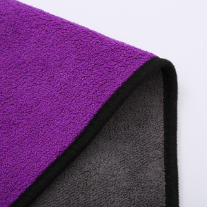 Toalla de microfibra de doble cara para lavado de autos, 30x40 cm, gruesa, sin pelusa, absorbente, para limpieza y detallado de automóviles - Product Image 1