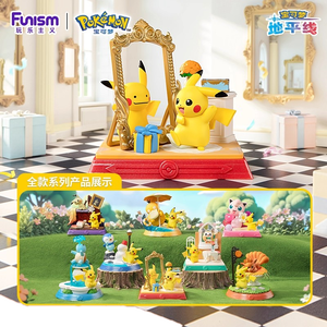 Pokemo <span class=keywords><strong>Pikachu</strong></span> และเพื่อนของสะสมโมเดลของเล่นฟิกเกอร์แอคชั่นโปเกมอนแปลกใจกล่องตาบอด4*8ของแท้ของขวัญคริสต์มาส - Product Image 2