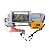 Treuil électrique miniature 220 V à prix abordable, petit treuil à câble en alliage d'aluminium de 2,5 tonnes 3T avec vitesse rapide