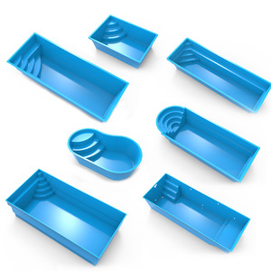 Piscines <span class=keywords><strong>hors</strong></span> sol modulaires en fibre de verre, préfabriquées, profondes de 5 pieds, avec échelles, pour la maison en Chine, prix - Product Image 4