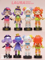Authentique Toy City Laura Sweet Monster Set Blind Box Figurine en vinyle PVC avec 12 pièces dans un seul coffret