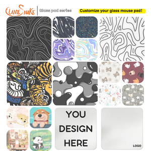 لوحة ماوس زجاجية مخصصة من FLAME SANKE | لوحة ماوس للألعاب من الزجاج المقسّى | تدعم طباعة UV بأنماط وشعارات مخصصة - Product Image 4