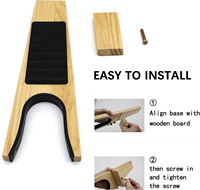 WanuoCraft – Démonte-chaussures en bois naturel durable pour équitation, sans flexion, sans risque de blessure, outil domestique