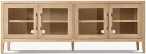 Mueble de TV de Estilo Americano Contemporáneo, Diseño de Alta Gama y Simple para Sala de Estar, Mueble para el Hogar con Espacio de Almacenamiento - Product Image 4