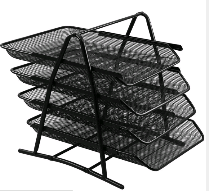 Wholesale Black Office School Metal Desk Organizer