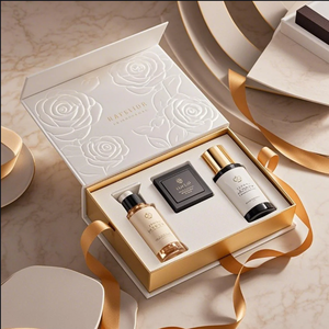 Luxury Custom Magnetic Paper Boxes Square <strong>Book</strong> Shape Gift <strong>Packaging</strong> Box for Skincare <strong>Set</strong> Cosmetics - Product Image 5