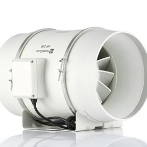 Hon & Guan HF-250P motore a rotore esterno brasatura a sfera mixedflow in line duct fan