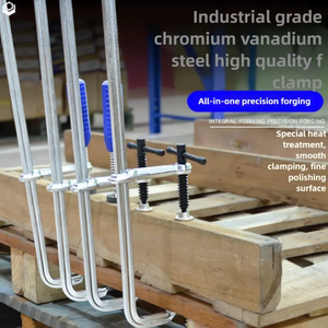 WieldMaster W30224 โรงงานผู้ผลิตโดยตรง ขายดี แคลมป์รูปตัว F แบบเลื่อน แข็งแรง ทนทาน ผลิตจากเหล็กอัลลอยด์ชุบโครเมียม สำหรับ<span class=keywords><strong>งาน</strong></span>โลหะ - Product Image 6