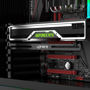 アップヒア調整可能なGPUブレースサポートブラケットロングレールグラフィックカードアンチサグホルダーユニバーサルGPUサポートスタンドメタル - Product Image 2