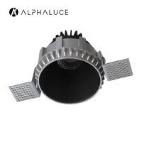 Spot encastré architectural intérieur en aluminium dimmable 10W ETL sans cadre pour chambres d'hôtel et maisons design