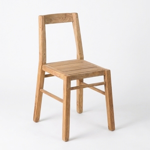 Silla de Comedor Blanca Moderna de Madera Maciza para Cocina, Restaurante, Cafetería, Hotel, Muebles de Interior - Product Image 1
