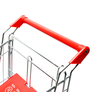 Carrito <span class=keywords><strong>de</strong></span> Compras Metálico Hutou Bridge con Ruedas <span class=keywords><strong>de</strong></span> PU para Almacenamiento <span class=keywords><strong>en</strong></span> Almacenes y Centros Comerciales - Product Image 4