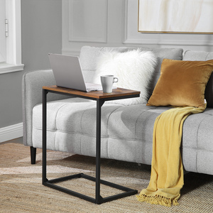 <span class=keywords><strong>VASAGLE</strong></span> Table d'extrémité industrielle Structure Simple petite Table d'appoint de canapé pour chambre à coucher - Product Image 4