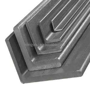 Batang sudut baja gulung panas, besi sudut baja galvanis 45 derajat, batang baja sudut besi berbentuk V karbon rendah