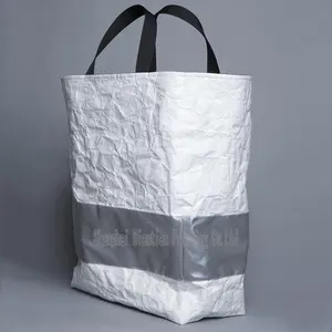 Wholesale Custom Colorful Tyvek Women's Large Shopping Tote Bags