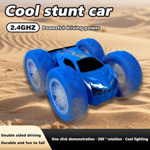 Coche de Acrobacias de Doble Cara 2.4G <span class=keywords><strong>para</strong></span> Niños, Brazo Oscilante, Interacción Padres-Hijos, Material de Resina, 4 Ruedas, Uso en Interiores - Product Image 2
