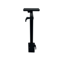 Revêtement noir Rv caravane en alliage d'aluminium pliant jambe de Table pivotante rotative pour bateau marin Yacht camping-car