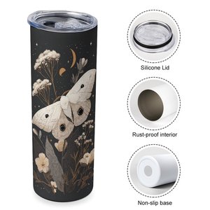 Stainless Steel Tumbler 20oz Custom Pattern Durable <b>Insulated</b> <b>Cup</b> For Car Use - Product Image 2