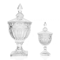 Ensemble de rangement pour thé, café et sucre en verre transparent écologique classique de luxe avec des contenants pour chocolat et bonbons et un bol