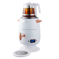 Bouilloires électriques turques en acier inoxydable 2200W, 3500ML, avec théière