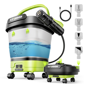 Pulitore Elettrico Pieghevole da 12L con Coperchio Porta-Tubo e Ruote <span class=keywords><strong>per</strong></span> Pulizia di <span class=keywords><strong>Camper</strong></span>, Barche e Attrezzatura da Campeggio ODM - Product Image 1