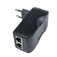 Adaptador PoE RJ45 con Certificación CE, 100-240 Vca a 24 V 1 A, 48 V 0.5 A, Inyector Gigabit PoE para Cámara Inalámbrica, Switch de Red, AP