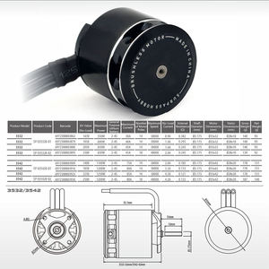 Moteur brushless haute vitesse et haute performance pour voitures 1/10e, Hopestar OEM/ODM, aile fixe, haute qualité, escalade 3532 3542 - Product Image 3