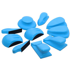 Bloc de ponçage et de polissage multifonctionnel sans poussière, à crochets et boucles, courbes réglables, support manuel, blocs de ponçage automobile - Product Image 6