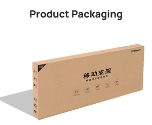 Eenvoudige Installatie Scherm Ondersteuning Met Rollende Wielen Verplaatsbare Board <span class=keywords><strong>Trolley</strong></span> Mobiele Standaard Voor 100 "-130" Interactieve Displaykar - Product Image 5