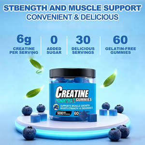 Gomitas de Creatina Veganas al Por Mayor de Fábrica, 5000mg, Suplemento para Entrenamiento de Fuerza y Recuperación Muscular, para Hombres y Mujeres - Product Image 6