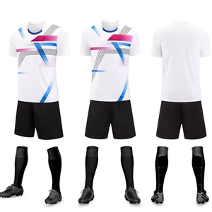 Ensemble d'uniformes de football scolaire personnalisables intégralement en coton/bambou/spandex à séchage rapide, service OEM pour compétition et entraînement d'équipe - Product Image 3