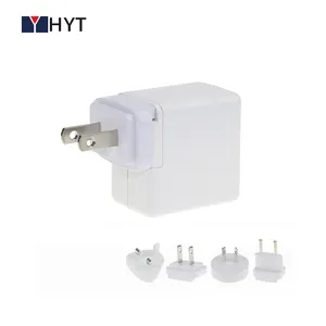 Inteligente desmontable Multi Reino Unido UE nos es KC Universal adaptador de teléfono celular pared EE. UU. Reino Unido enchufe de cargador de viaje USB