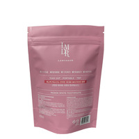 Sac à fermeture éclair en plastique recyclable personnalisé de petite taille pour l'emballage de cosmétiques, de bijoux et de bagues avec fenêtre mate