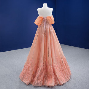 Robe de soirée élégante pour femmes Jancember Rsm67393, style nouveau, tube top, dentelle, paillettes, franges - Product Image 3