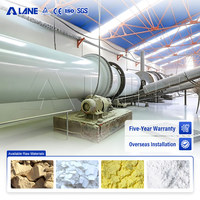Ligne de production complète d'engrais à base de bentonite soufrée LANE avec système de granulation à tambour rotatif