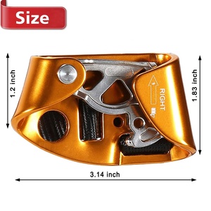 Montañismo árbol arborista y escalada en roca paso rápido pie derecho ascendente para cuerda de 8-13mm - Product Image 5