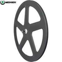 Roues de vélo de piste à frein sur jante pour jantes de 23 mm de largeur, roue en carbone 700c, largeur de ligne de frein de 14 mm, 5 rayons, roues de vélo à pignon fixe