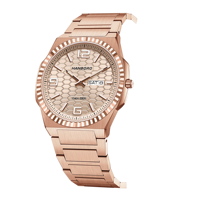Montre pour homme étanche 10 ATM à quartz, cadran bleu 40 mm, bracelet 18 mm en acier inoxydable, affichage jour/date, texture nid d'abeille, style habillé et décontracté